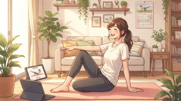 マットピラティス ── 手軽さ重視・自宅でもできる"日常の習慣化"向き