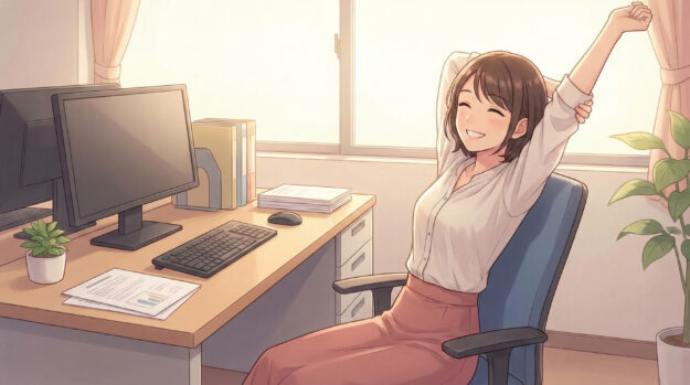 デスクワーク中に使える「3分ピラティスリセット」